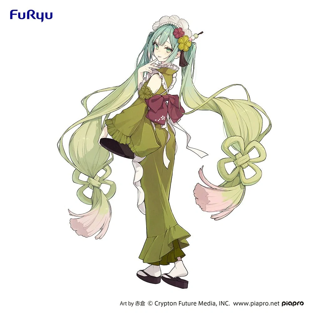 Hatsune Miku - Matcha Green Tea Parfait Prize Figure FuRyu Corporation - Image 3