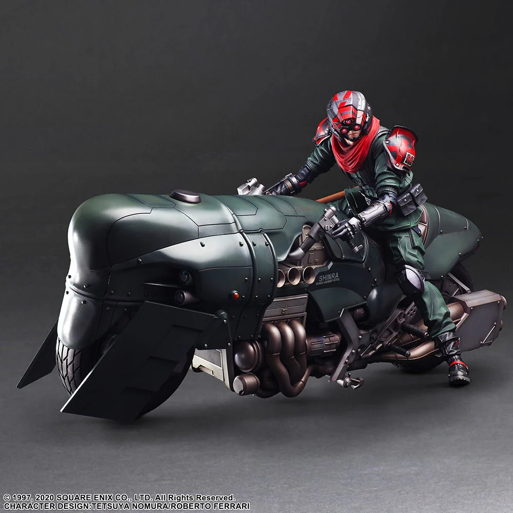 [Pre-order] FINAL FANTASY VII REMAKE - PLAY ARTS KAI SHINRA ELITE SECURITY OFFICER & MOTORCYCLE SET Non Scale Figure Square Enix - Image 3