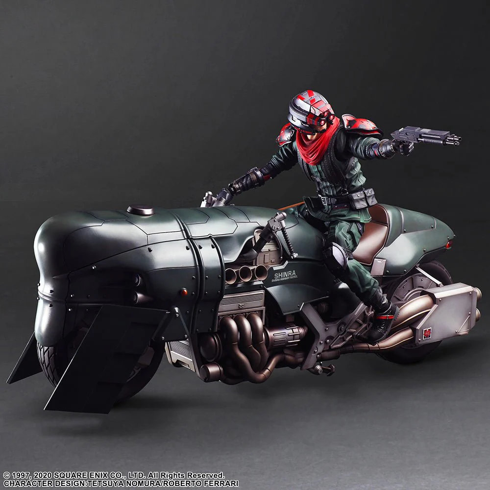 [Pre-order] FINAL FANTASY VII REMAKE - PLAY ARTS KAI SHINRA ELITE SECURITY OFFICER & MOTORCYCLE SET Non Scale Figure Square Enix - Image 4