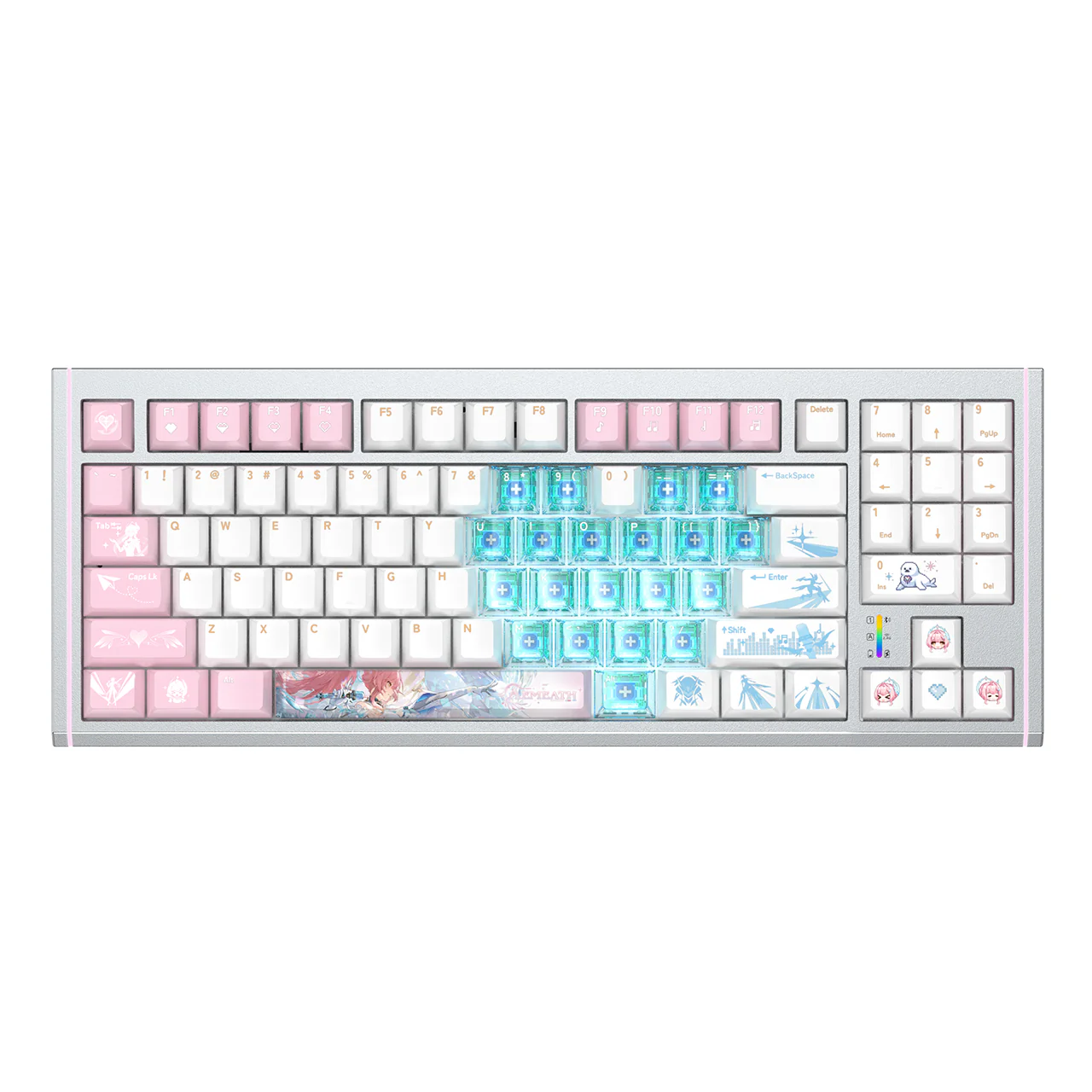 [Pre-order] Wuthering Waves - Aemeath Snowfluff Whispers Themed Keyboard KURO GAMES - Image 7